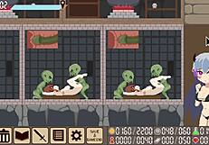 Horny monsters invade the Demon King's castle in 3D