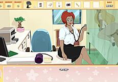 Milftoon drama unfolds with nurse and doctor during patient checkup