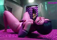 Starfire and Raven in an uncensored 3D futanari hentai experience