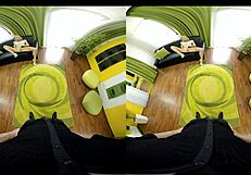 karol lilien heats up in the shower and room