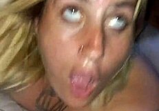 Filling girlfriend with cumshot in doggystyle