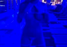 Muscle amateurs team up to fuck a wild festival girl