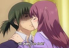 Hey, check out this anime sucking big tits scene