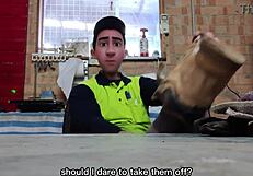 Gay Stepdad Fantasizes About Feet During Tough Workday