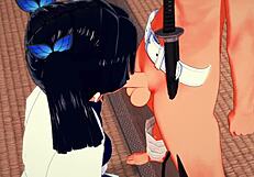 Demon Slayer Hentai: Aoi Kanzaki's Suck And Fuck With Tanjiro – Intense Or Gentle?