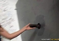 Tommie Ryden Meets Big Black Cock At Gloryhole