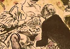 Vintage erotic art showcases timeless seductive charm.