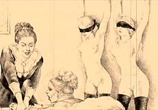 Vintage erotic art showcases timeless seductive charm.