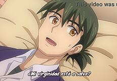 Hey, check out this anime sucking big tits scene