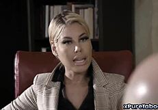 Principal Bridgette B and Teacher Derrick Pierce Summon Student Brooklyn Gray for Intense Sex Education.