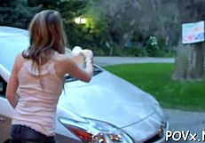 Barely legal 18+ teens engage in hardcore girl on girl sucking and fucking