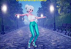 Cute Anime Girl Dances Seductively Before Getting Fucked Hard