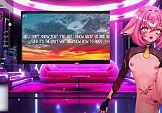 fucking an idol as she sings for you vtuber