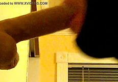 Can you believe this gay guy in hood deepthroating that dildo?