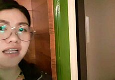 First time spunk scene with an Asian couple