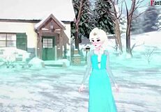 Elsa's Passionate Sucking And Sex In Frozen Fantasy