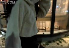 Real-life amateur in a mask gets wild and cries hard