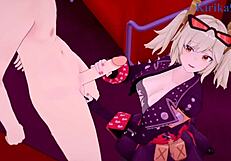 qingyi and burnice white intense hentai sex