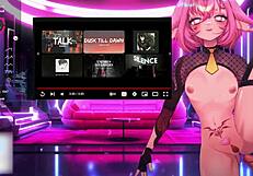 fucking an idol as she sings for you vtuber