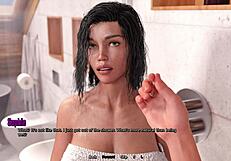 Horny Stepbro Walks Into Busty Stepsister's Shower In 3D Hentai