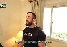 client interacts with trainer during workout