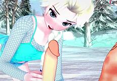 Elsa's Passionate Sucking And Sex In Frozen Fantasy