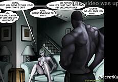 Femme infidèle vit son premier orgasme avec la grosse bite du voisin.