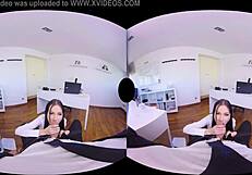 Virtualrealporn com secretary in 3d office scene