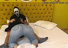 Ghostface gets free blowjob for halloween