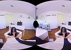 Virtualrealporn com secretary in 3d office scene