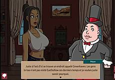 In HG Queens Brothel, A Girl Creates A Fantasy World With Slutty Blowjobs And Group Action.