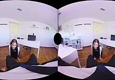 Virtualrealporn.com - Office worker in VR porn