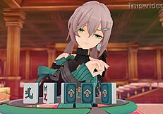 Qingque licks and fucks Jing Yuan in doggystyle orgasm!