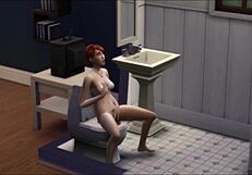 Watch Brunette Masturbate to Redhead Marjorie in Voyeur Comedy!