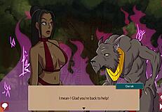 HG 퀸즈 브로델에서 걸이 야한 블로우잡과 그룹 액션으로 판타지 세계 만들기