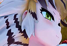 Bengaru Tora From Kemono Friends Anime In Hentai Fuck Scene