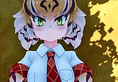 Bengaru Tora From Kemono Friends Anime In Hentai Fuck Scene