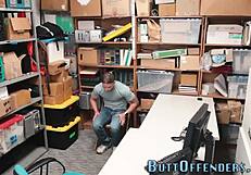 Caught Gay Thief Giving Blowjob