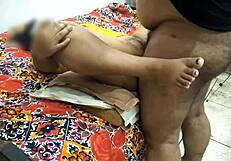 Steamy massage with an Indian maid ends up in hot sex