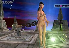 Indian Teen Poses Seductively In 3D Anime