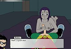 Raven Delivers Intense Boobjob In 18Titans Part 11