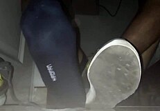 i love blue sweaty socks and barefeet with cumshot