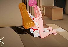 Hey, wanna see Asuna from Sword Art Online in wild futanari hentai action?