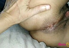 brazilian tattooed guy enjoys sensual footjob from delicate feet