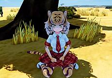 Bengaru Tora From Kemono Friends Anime In Hentai Fuck Scene