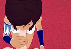 Avatar Korra Gives Perfect Blowjob In Cartoon!