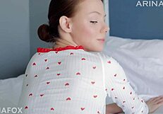 Beautiful redhead in hot telepathic encounter in the morning