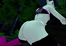 Pokemon characters twerk their asses in hmv