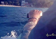 i loved that cumshot in her tight pussy after jet ski beach fun