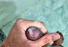 Gordinho Releases in Steamy Shower with Homemade Brazilian Twink Action